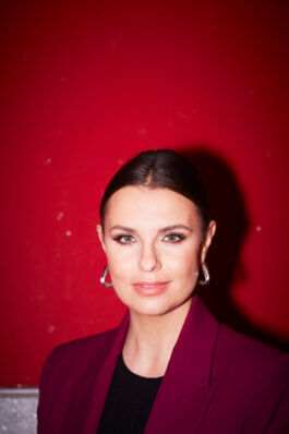 Moderatorin Laura Wontorra